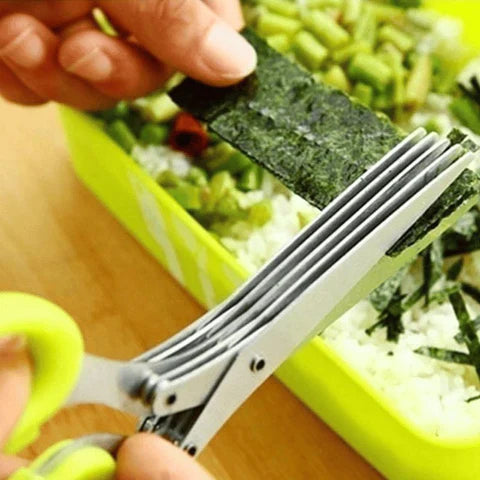 5 Blade Kitchen Salad Scissors